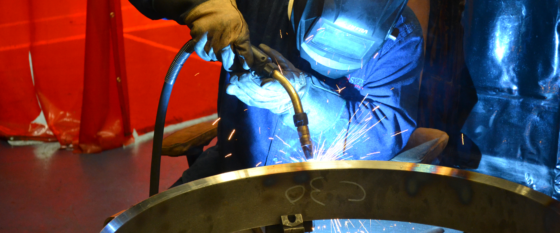 Welding operations at Sypris Technologies